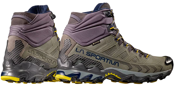 Ботинки мужские La Sportiva Ultra Raptor II Mid Leather GTX Clay/Night Blue - Фото 5 большая