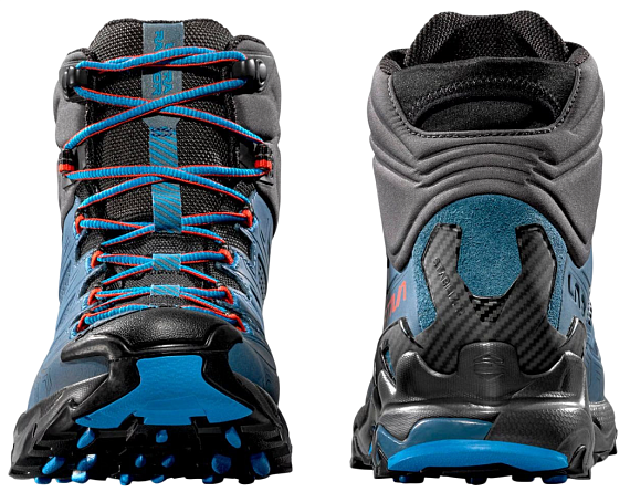Ботинки мужские La Sportiva Ultra Raptor II Mid Leather GTX Hurricane/Carbon - Фото 6 большая