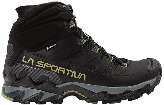 Ботинки мужские La Sportiva Ultra Raptor II Mid Leather Wide GTX Black/Cedar - Фото 1 большая