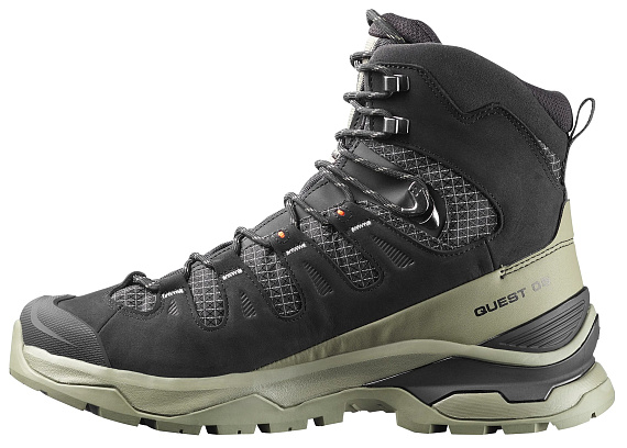 Ботинки мужские Salomon Quest 5 Gtx Black/Deep Lichen Green/Black - Фото 4 большая