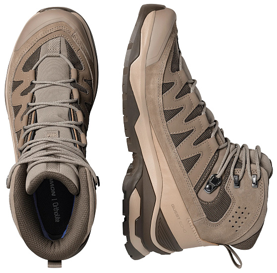 Ботинки мужские Salomon Quest Echo Gtx Walnut/Deserttan/Blackolive - Фото 2 большая
