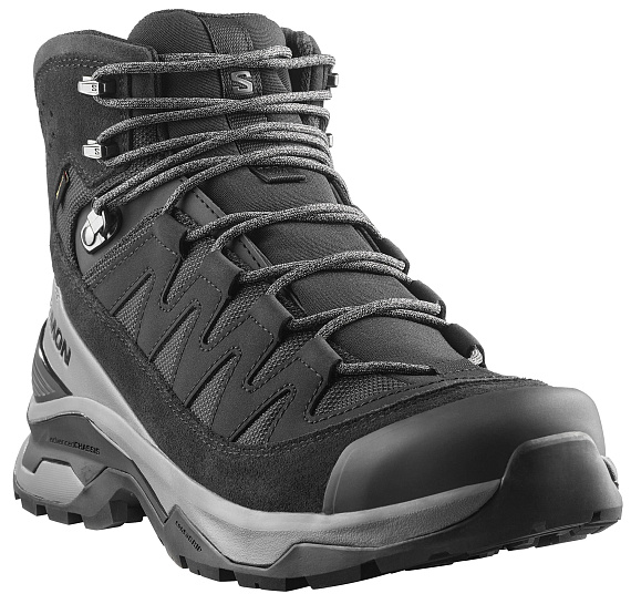 Ботинки мужские Salomon Quest Echo Gtx Black/Castlerock/Black - Фото 5 большая