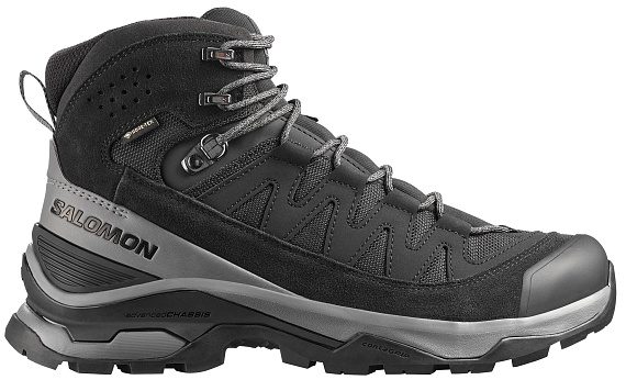 Ботинки мужские Salomon Quest Echo Gtx Black/Castlerock/Black - Фото 1 большая