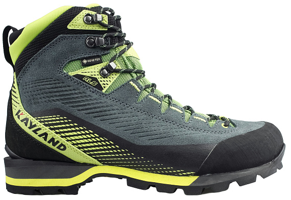 Ботинки мужские Kayland Grand Tour Gtx Grey/Lime - Фото 1 большая
