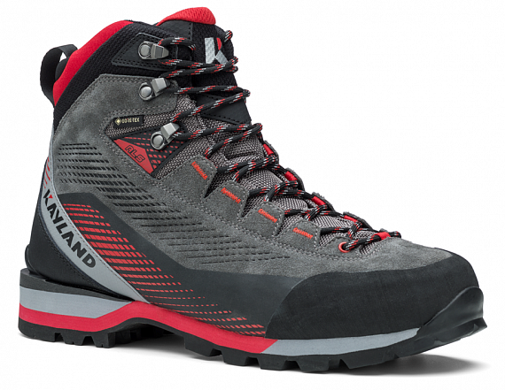 Ботинки мужские Kayland Grand Tour Gtx Grey/Red - Фото 1 большая