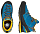 Ботинки La Sportiva Boulder X Mid Gtx Blue/Yellow - Фото 4 малая