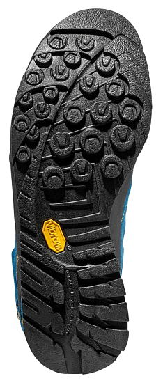 Ботинки La Sportiva Boulder X Mid Gtx Blue/Yellow - Фото 3 большая