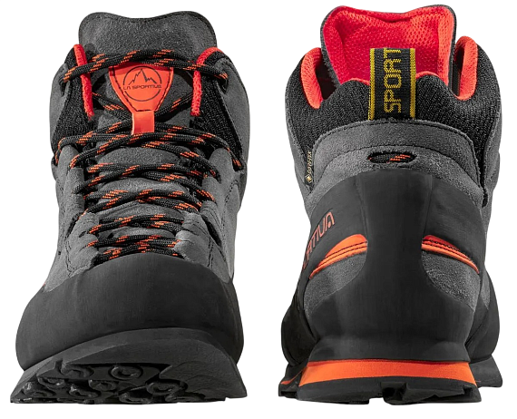 Ботинки La Sportiva Boulder X Mid Gtx Carbon/Flame - Фото 6 большая