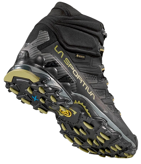 Ботинки мужские La Sportiva Ultra Raptor II Mid Leather Wide Gtx Black/Cedar - Фото 7 большая