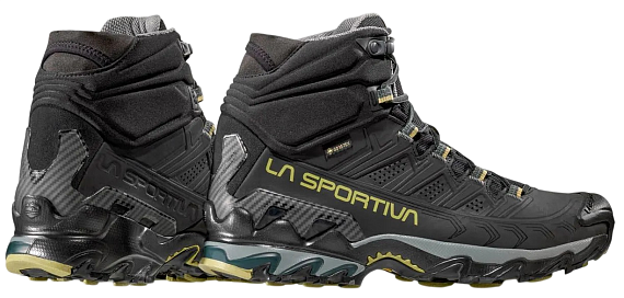 Ботинки мужские La Sportiva Ultra Raptor II Mid Leather Wide Gtx Black/Cedar - Фото 5 большая
