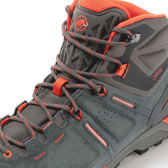 Ботинки мужские Mammut Alnasca Pro Mid GTX Graphite/Zion - Фото 3 большая