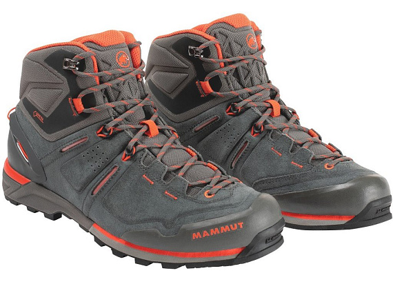 Ботинки мужские Mammut Alnasca Pro Mid GTX Graphite/Zion - Фото 5 большая