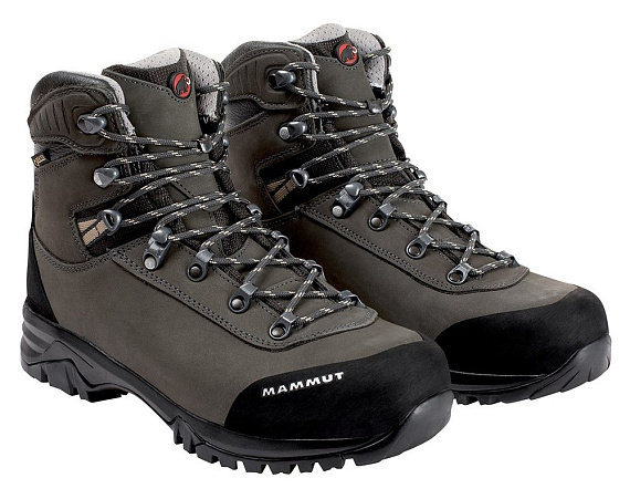 Ботинки мужские Mammut Trovat Advanced High GTX Graphite/Taupe - Фото 5 большая