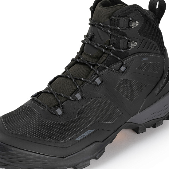 Ботинки мужские Mammut Ducan Pro High GTX Black/Titanium - Фото 3 большая