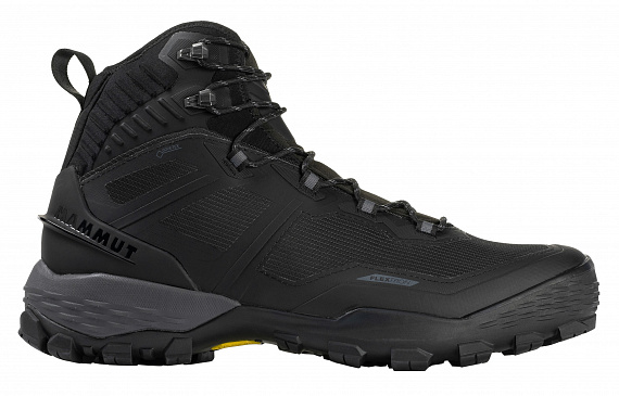 Ботинки мужские Mammut Ducan Pro High GTX Black/Titanium - Фото 1 большая