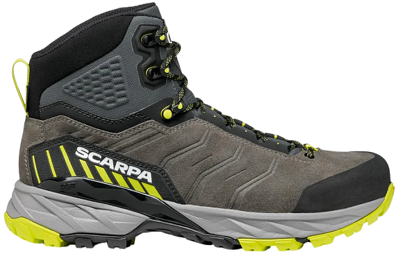 Ботинки Scarpa Rush Trk Gtx Titanium/Lime - Фото 1 большая