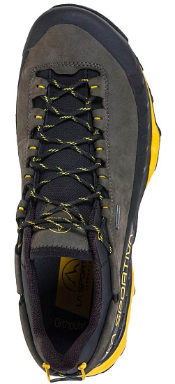 Ботинки мужские La Sportiva TX5 Low GTX Carbon/Yellow - Фото 3 большая