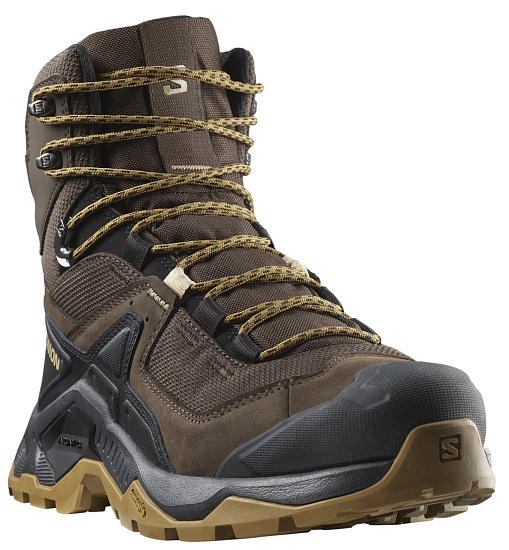 Ботинки мужские Salomon Quest Element Gtx Dlciso/Black/Dull Gold - Фото 5 большая