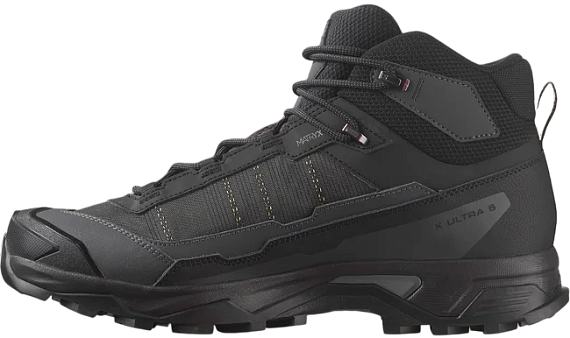 Ботинки мужские Salomon X Ultra 5 Mid Gtx Black/Asphalt/Castlerock - Фото 6 большая