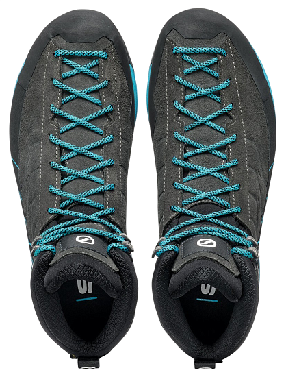 Ботинки мужские Scarpa Mescalito Trk 2 Gtx Shark/Azure - Фото 2 большая
