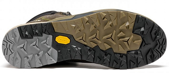 Ботинки мужские Asolo Falcon Evo Nbk Gv Mm Dark Brown/Lime - Фото 6 большая