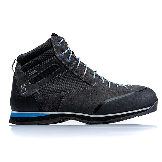 Ботинки мужские Haglofs Roc Icon Mid GT Magnetite/Vibrant Blue - Фото 1 большая
