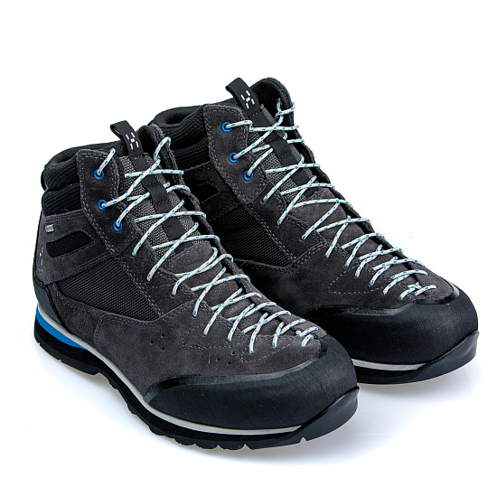 Ботинки мужские Haglofs Roc Icon Mid GT Magnetite/Vibrant Blue - Фото 2 большая