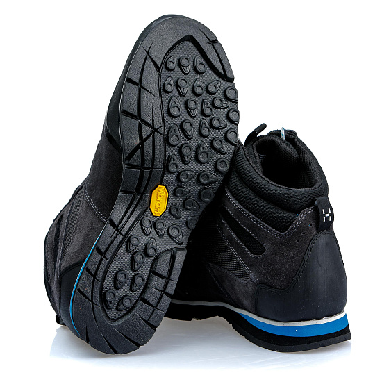 Ботинки мужские Haglofs Roc Icon Mid GT Magnetite/Vibrant Blue - Фото 3 большая
