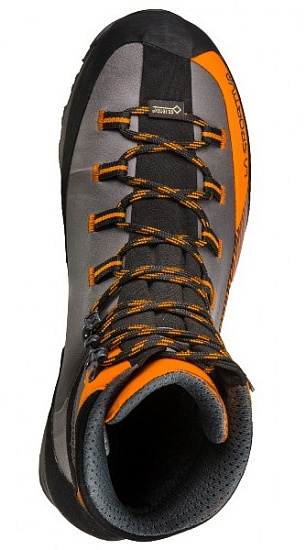 Ботинки мужские La Sportiva Trango TRK Leather GTX Carbon/Pumpkin - Фото 5 большая