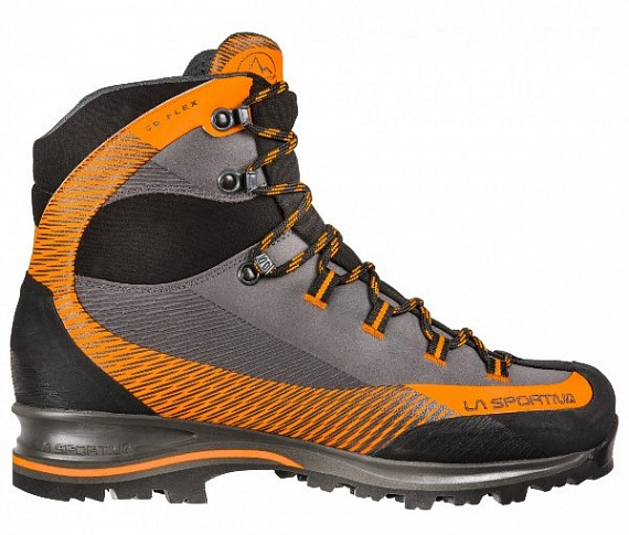 Ботинки мужские La Sportiva Trango TRK Leather GTX Carbon/Pumpkin - Фото 1 большая