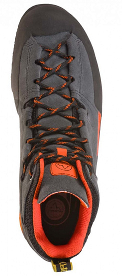 Ботинки мужские La Sportiva Boulder X Mid Gtx Carbon/Flame - Фото 3 большая