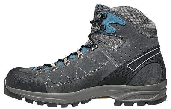 Ботинки мужские Scarpa Kailash Trek Gtx Wide Shark/Gray/Lake Blue - Фото 3 большая