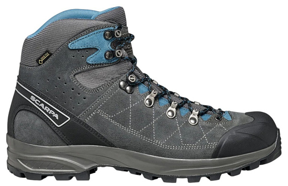 Ботинки мужские Scarpa Kailash Trek Gtx Wide Shark/Gray/Lake Blue - Фото 1 большая