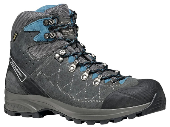Ботинки мужские Scarpa Kailash Trek Gtx Wide Shark/Gray/Lake Blue - Фото 2 большая