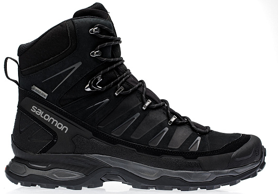 Ботинки мужские Salomon X Ultra Trek GTX Black/Black/Magnet - Фото 1 большая