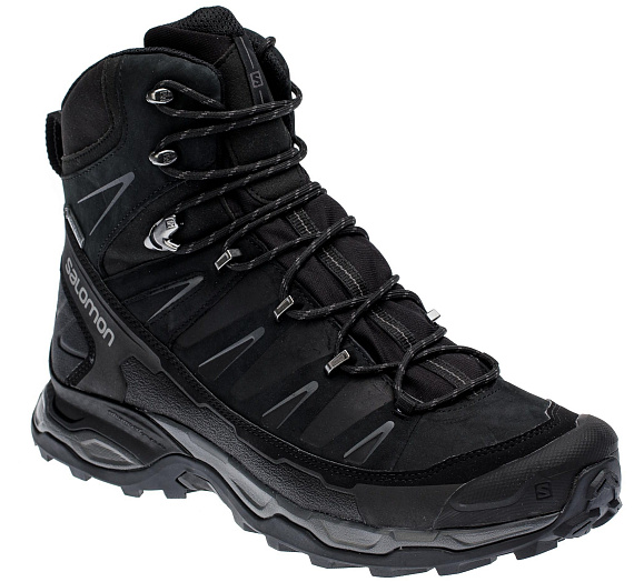 Ботинки мужские Salomon X Ultra Trek GTX Black/Black/Magnet - Фото 3 большая