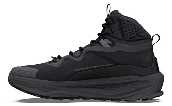 Ботинки мужские Altra Olympus 7 Mid Gtx Black/Black/Dark Shadow - Фото 4 большая