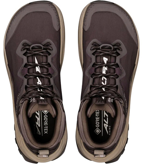 Ботинки мужские Altra Olympus 7 Mid Gtx Chocolate Brown/Brown - Фото 2 большая