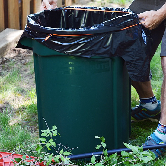 Эластичный хомут Nite Ize BetterBand® 25" Orange - Фото 4 большая