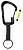 Брелок Nite Ize SlideLock Key Ring Stainless Steel Black - Фото 4 малая