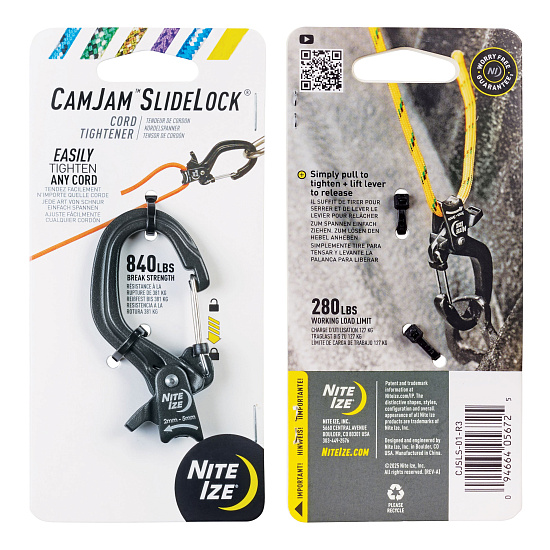 Крепление для верёвки Nite Ize CamJam SlideLock Cord Tightener Small - Фото 1 большая