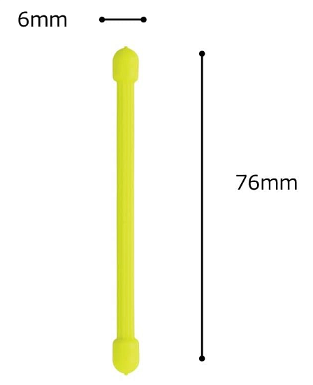 Гибкие стяжки Nite Ize Gear Tie 3" (4шт) Yellow - Фото 2 большая