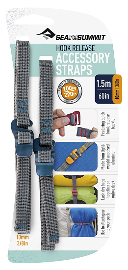 Стропа Sea to Summit Accessory Strap Hook 10мм 1,5м - Фото 1 большая
