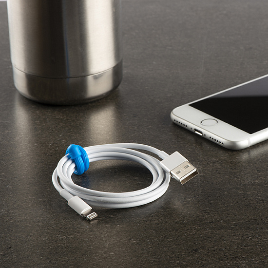 Хомут Nite Ize Gear Tie® Reusable Rubber Twist Tie™ 3" Black - Фото 3 большая