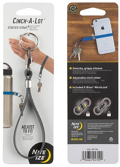 Ремешок для ключей Nite Ize Cinch-A-Lot® Grey - Фото 1 большая