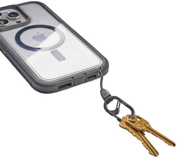 Карабин металлический Nite Ize G-Series Mini Lanyard (2шт) Чёрный - Фото 5 большая