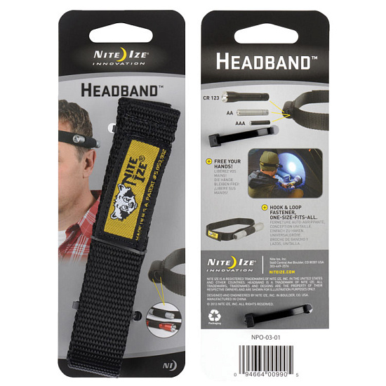 Крепление Nite Ize Headband™ - Фото 1 большая