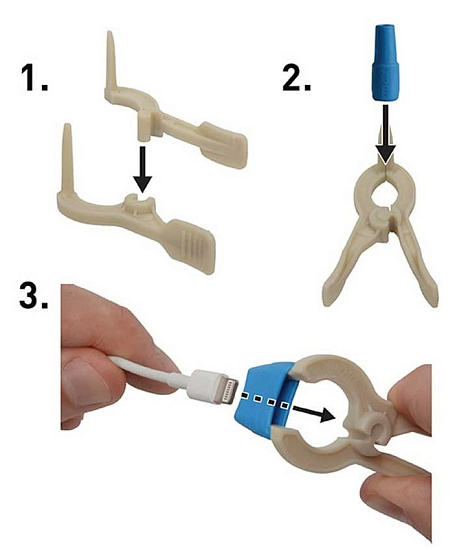 Организатор провода Nite Ize CordCollar 8pk чёрный - Фото 3 большая