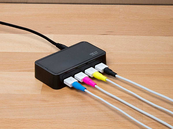 Организатор провода Nite Ize CordCollar 8pk голубой - Фото 5 большая