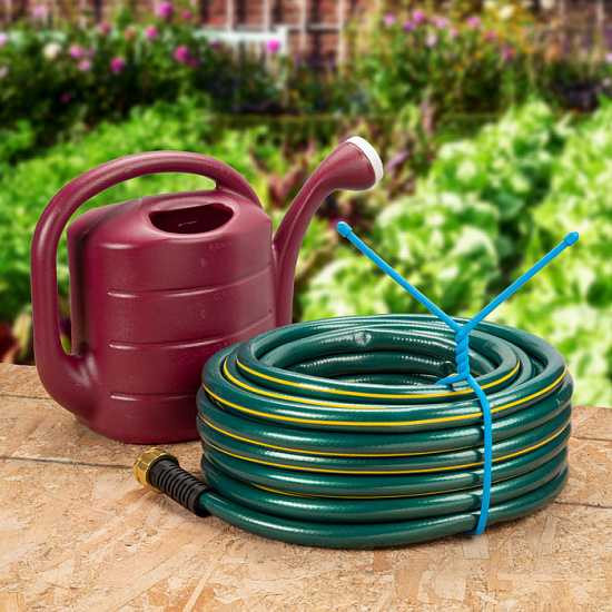 Хомут Nite Ize Gear Tie® Reusable Rubber Twist Tie™ 32" Blue - Фото 4 большая